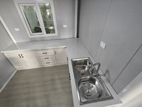 Maison conteneur préfabriquée pliable de luxe en acier, personnalisable en usine, design moderne, 20ft/40ft, 1 MOQ