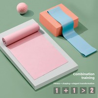 Banda de Resistencia de Yoga Personalizada de Alta Calidad, Material TPE Elástico y Duradero, Resistencia Media, para Ejercicios de Yoga, Fisioterapia, Kingsen