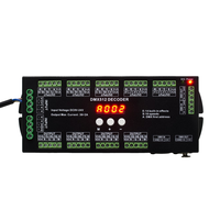 Décodeur DMX512 à tension constante à affichage numérique 36 canaux, pilote DMX pour bande lumineuse LED RGBW, 4CH*9 groupes, connecteur XLR, 36 C