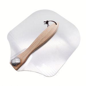 ดีไซน์โดดเด่น ด้ามจับยาวถอดออกได้ พลั่วพิซซ่าพับได้ ขนาด 12 นิ้ว ชุดอุปกรณ์ตักพิซซ่า - Product Image 2