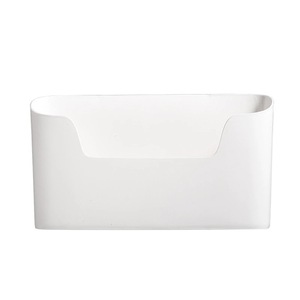 Support de rangement pour porte d'armoire de cuisine, rectangulaire, mural, facile à nettoyer, pour articles de papeterie et de soins personnels - Product Image 4