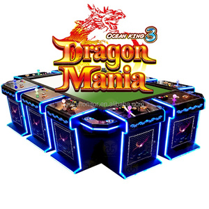 เครื่องเกมเกมโต๊ะยิงปลาเครื่องเกมสนุกสำหรับสถานีบริการน้ำมันดราก้อนมาเนีย - Product Image 1