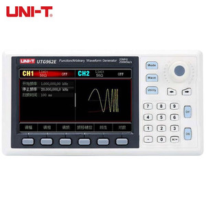 Generador de Ondas Arbitrarias UNI-T UTG962E, Fuente de Señal de Doble Canal, 200MS/s, 14 bits, Frecuencímetro de 60Mhz - Product Image 1
