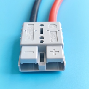 بطارية atif16949 V 50A في اتجاهين قابس تيار مستمر توصيل سريع 6AWG سلك شحن ثقيل عالي التيار كابل طاقة نايلون للسيارات - Product Image 5