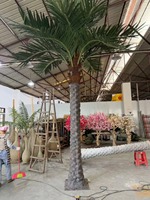 Palmier artificiel décoratif haut pour extérieur, mariage, piscine, ornement végétal