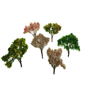 Árbol decorativo de alambre hecho a mano para tren Ho N, diseño de Diorama de construcción Diy, arquitectura de 6-6,5 cm - Product Image 4