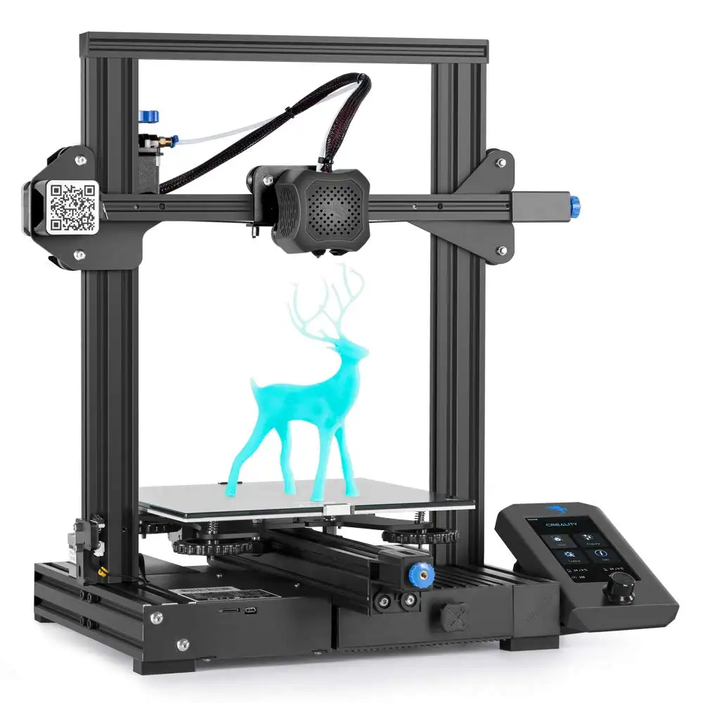 2021 New 3D Printer Metal High Precision Ender 3 V2 3D Printing Size 220*220*250 mm Industrial Large 3d Printer Machine