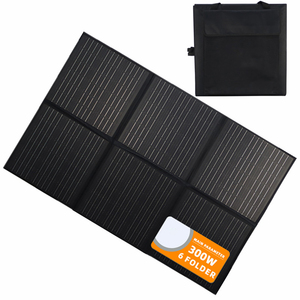 ระบบเซลล์แสงอาทิตย์แบบพกพา 300W โมโนคริสตัลไลน์ซิลิคอน พับเก็บได้ ใช้กลางแจ้ง พร้อมตัวควบคุม MPPT - Product Image 1
