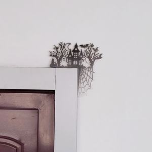 Moldes de fundición de resina hechos a mano para adornos decorativos DIY estilo Ins herramientas de escritorio de silicona molde colgante de Halloween X0060 - Product Image 3