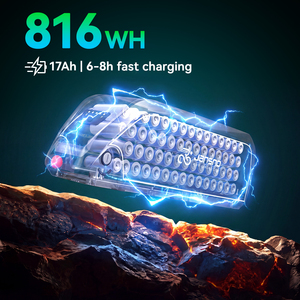 จักรยานไฟฟ้า X80 250W ระบบกันสะเทือนหน้า-หลัง สำหรับขี่ออฟโรด ทางลูกรัง ภูเขา  จักรยานไฟฟ้าออฟโรดสำหรับผู้ใหญ่ จัดส่งง่าย - Product Image 5