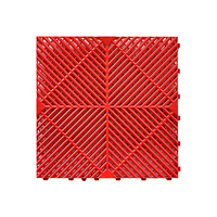 Modulare Bodenfliesen Anti-Rutsch PP-PVC-Kunststoff-Bodenmatten ineinandergreifende Garagenbodenfliese