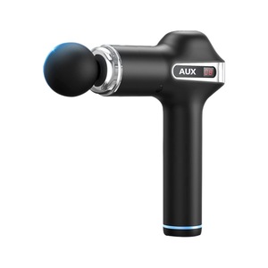 Pistolet de massage professionnel AUX, massage des tissus profonds, 12 niveaux de vitesse, moteur sans balais, 8 têtes de massage, rechargeable, noir rêveur - Product Image 2