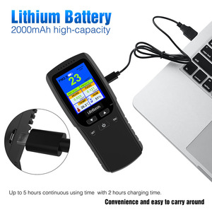 Máy Dò Giám Sát Chất Lượng Không Khí Trong Nhà Chất Lượng Không Khí Pm2.5/Pm1.0/Pm10 Máy Dò Formaldehyde Co2 Kiểm Tra Chính Xác - Product Image 4