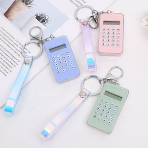 Nueva llegada laberinto descompresión <span class=keywords><strong>de</strong></span> juguete multicolor portátil mini calculadora llavero - Product Image 1