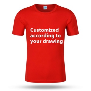 T-shirt girocollo da uomo personalizzata ad asciugatura rapida per pubblicità transfrontaliera, abbigliamento da lavoro con stampa logo per il commercio estero - Product Image 5
