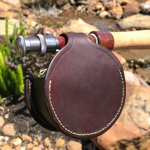 Bolsa de almacenamiento para carretes de pesca con mosca, bolsa de almacenamiento para bobinas de línea de pesca, estuche de cuero, bolsa para cañas y carretes de pesca en roca, pesca personalizada - Product Image 2