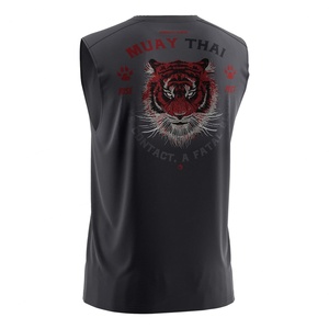 Camiseta Deportiva Ligera de Lujo para Correr y Muay Thai con Logotipo Sublimado, Chaleco de Entrenamiento - Product Image 2