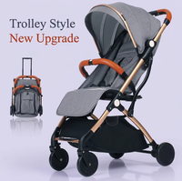 Poussette bébé avec siège auto, chariot compact pour bébé à vendre, ultra léger