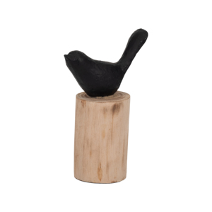 Statuetta a Forma di Cilindro con Scultura di Uccello per Arredamento Casa, Decorazione Naturale per Bagno, Ufficio, Mensola, Tavolino da Caffè - Product Image 2