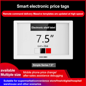 E Ink <span class=keywords><strong>disply</strong></span> Nhà Máy Tùy Chỉnh Nhà Cung Cấp Bán Buôn 7.5 Inch E-Ink Màu Xám Esl Giá Tag Cho Kỹ Thuật Số Siêu Thị Giải Pháp E-Ink 6x12 - Product Image 4