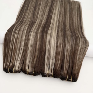 Extensiones de Cabello Humano Remy Europeo de Doble Trama, Extensiones de Cabello Humano Remy Divine en Cola de Caballo - Product Image 5