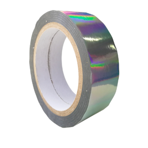 Ruban holographique réfléchissant, 1 pièce, pour dispositif de sécurité, en argent - Product Image 2