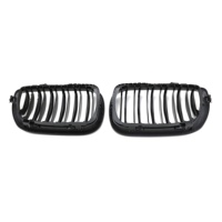 Grille de calandre noire en maille 4 portes à double lamelle de remplacement pour Bmw série 3 E46 2002 2003 2004