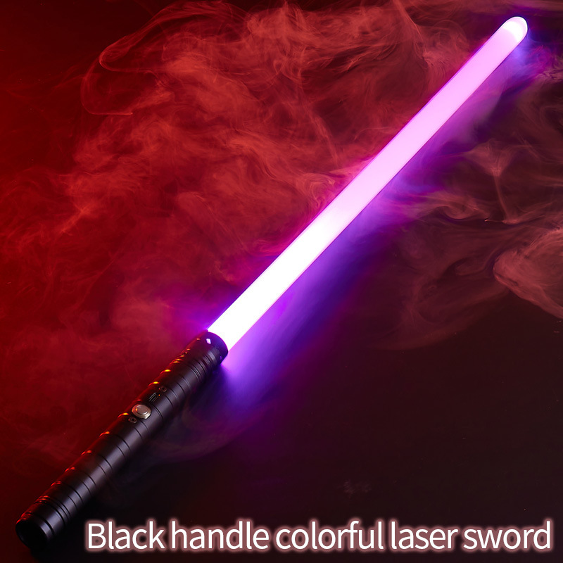 Épée Lumineuse Avec Fumée Et Son - 44 Cm, 7 Couleurs, Capteur De Mouvement - Pour Cosplay, Halloween, Fête