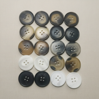 Boutons en résine de haute qualité, style simple, 4 trous, pour coupe-vent, manteau, veste, chemise, poignets – Marque MRT, Chine, Zhejiang, Vente en gros