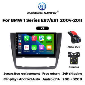MEKEDE & NAVIFLY X SERIES Autoradio Android 2din Système multimédia Android pour voiture Écran IPS 2+32 Go pour <span class=keywords><strong>BMW</strong></span> Série <span class=keywords><strong>1</strong></span> E81 Automatique - Product Image 6