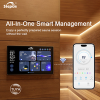 Panel de Control Universal Inteligente con WiFi para Sauna, Control de Temperatura/Hora, Luz RGB, Humedad y Aroma, Controlador de Calentador de Sauna