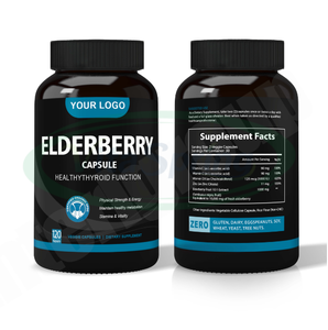 ASAP OEM Suplementos para el cuidado de la salud Extracto de saúco negro antioxidante Vitamina C Cápsulas de saúco - Product Image 1