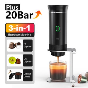 Vendita Diretta dalla Fabbrica Macchina <span class=keywords><strong>da</strong></span> Caffè Portatile 3 in 1 Mini Espresso a <span class=keywords><strong>Capsule</strong></span> <span class=keywords><strong>da</strong></span> 20 Bar - Product Image 2