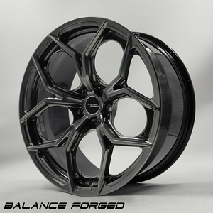 Cerchi Forgiati <span class=keywords><strong>Alfa</strong></span> <span class=keywords><strong>Romeo</strong></span> P111SC Grigio Gunmetal Lucido Diamantato 18 19 20 Pollici Multirazze Deep Dish Sportivi 5x120 5x112 per BMW Audi Toyota - Product Image 3