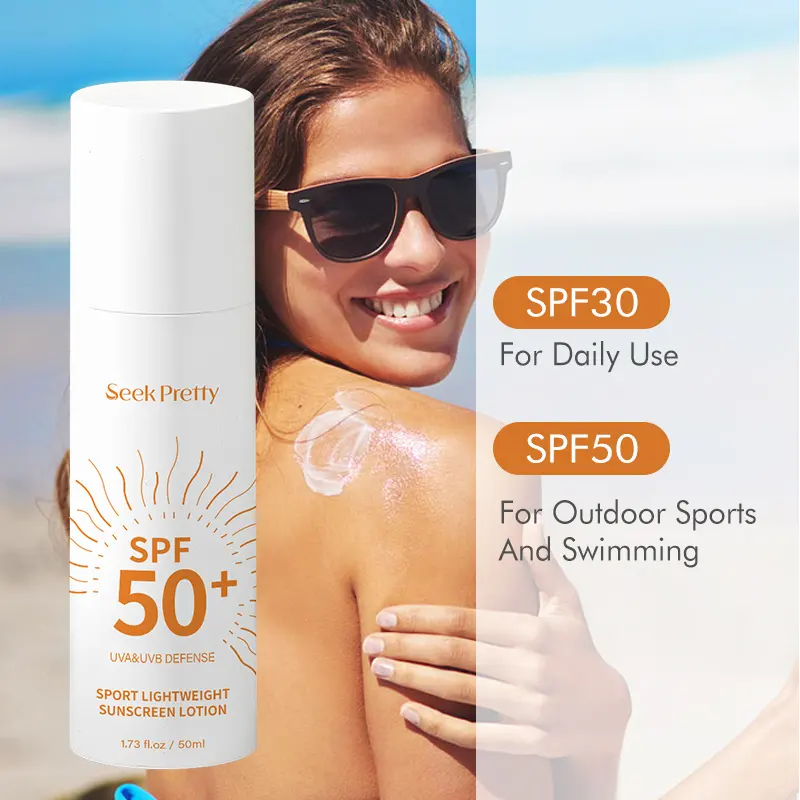 Natuurlijke Melk Spf 50 Zonnebrandcrème Lotion Huidverzorging Whitening Crème Olie-Controle Hydraterende Body Sunblock Voor Sport Zon
