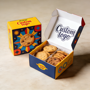 Boîte d'emballage de livraison, grande capacité, refermable, emballage robuste, 8x16x3, conception personnalisée, logo, boîte à biscuits émiettés - Product Image 3