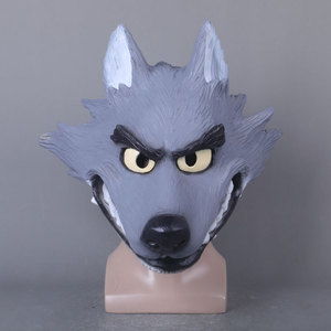 Máscara de disfraz de The Bad Guys, máscara de fiesta de animales de goma de látex suave, accesorios de disfraz de <span class=keywords><strong>película</strong></span> para adultos y niños - Product Image 3