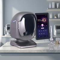 Appareil multifonctionnel de test cutané de bureau avec écran tactile, compatible prises US et IT, classification cutanée et calcul de l'âge