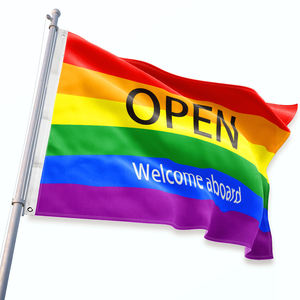 Drapeau national palestinien miniature à sublimation avec mât en plastique pour la vente en gros - Product Image 2