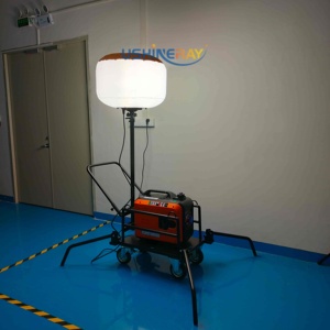 500W <b>LED</b> Balloon <b>Light</b> With Mobile Trolley 360° Glare Free Portable Inflatable Balloon <b>Light</b> Tower For Construction Road <b>Work</b> - Product Image 5