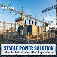 Transformador de 2500 kVA, Estándar ANSI/IEEE, Sumergido en Aceite, Montado sobre Plataforma, 34.5 kV, Elevador de Tensión para Granja Solar, Planta Fotovoltaica