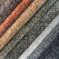 Tissu en daim doux matelassé en polyester pour la fabrication de canapés Tissu d'ameublement pour meubles design