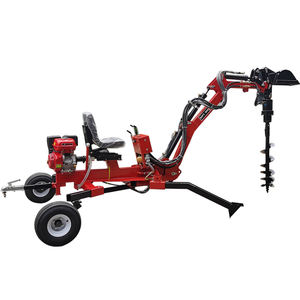 Harga grosir mesin Backhoe Atv profesional baru yang dapat ditarik Mini 9hp Atv Backhoe penggali dengan ukuran ember berbeda - Product Image 1