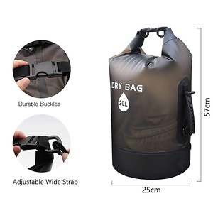Penjualan Terbaik PVC transparan tahan air tas ember olahraga luar ruangan dan pantai berenang & menyelam tas - Product Image 3