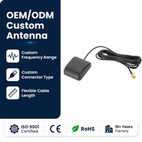 Antenne GPS 4G GNSS pour voiture, polarisation verticale 12dBi, fibre de verre, IP67, fixation magnétique adhésive, connecteur personnalisé, vente en gros d'usine