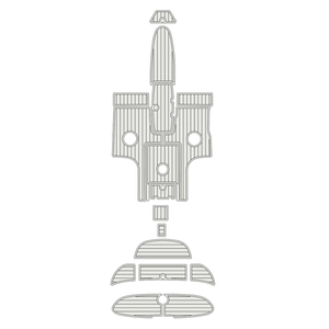 Melors Custom Shape Boat Flooring Kit Marine <b>Deck</b> Mat for Fishing Cockpit 2003-2006 AR 230 Our Computer-controlled CNC - Product Image 6