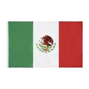 2024 사용자 정의 프로모션 깃발 배너 국가 깃발 야외 활동에 대 한 멕시코 국기