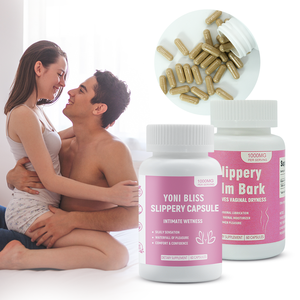 China herbs Factory Vaginal Schmier mittel kapsel Weiblich Private Yoni Moist urizing Lubrication Slippery Elm Bark Powder Capsules - Product Image 5