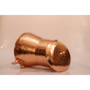 Distributeur d'eau Matka en cuivre martelé de 8 L de qualité supérieure avec robinet en laiton, finition en cuivre pur artisanal - Product Image 3