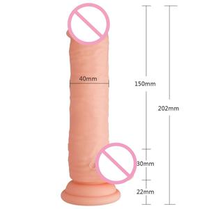 Siliconen Dong-Superieure 10 Functie Vibrerende Realistische Dildo One-Key Burst Waterdichte Lage Ruis Niet-Latex Usb Oplaadbare Seks - Product Image 4